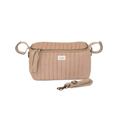 3 Sprouts Universal Quilted Stroller Organizer Caddy - Clay