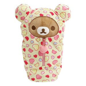 Rilakkuma San-X Original Hearts Sleeping Bag Plush - 1 of 4