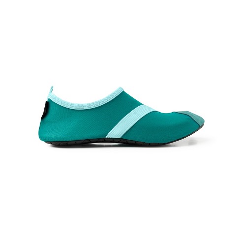 Fitkicks Women’s Classic Footwear Foldable Water Shoes Teal, Large : Target