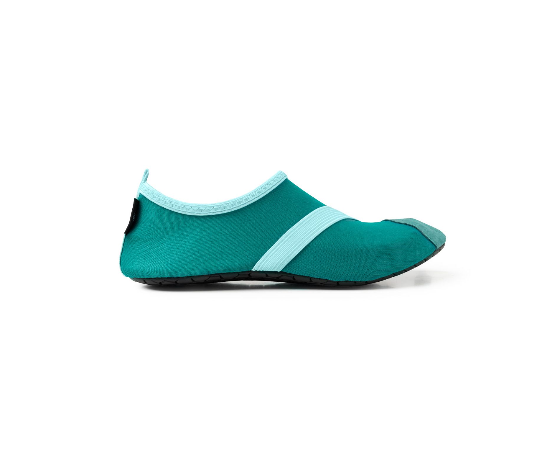 FITKICKS Women’s Classic Footwear Foldable Water Shoes Teal, Small