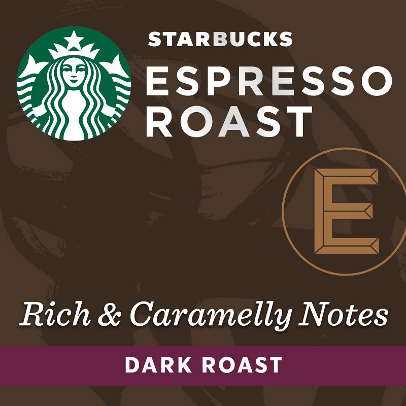 Starbucks by Nespresso Original Line Pods Dark Roast Coffee Espresso Roast - 10ct, 5 of 9