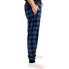 #followMe Men's Microfleece Buffalo Plaid Pajama Pants with Pockets: Comfortable Joggers - 2 of 3