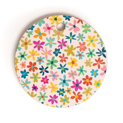 Garima Dhawan wild flowers 11 Cutting Board - Round