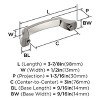 Amerock Bellamy Pull for Cabinets, Drawers, and Furniture - 4 of 4