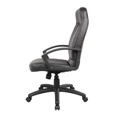 Black Leather High Back Executive Ergonomic Swivel Chair