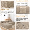 KWPZQEB 110'' Modular Sectional Sofa Couches, L-Shape Couch 3 Seat Modular Sofa with Chaise, Memory Foam Sectional Couches for Living Room - 4 of 4