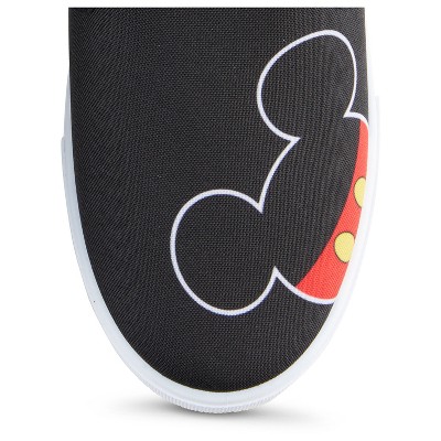 Disney Ladies Mickey and Minnie Shoes - Ladies Slip On Sneakers - Disney Mickey and Minnie Mouse Canvas Slip On Sneakers (Black, 7) — фото 4