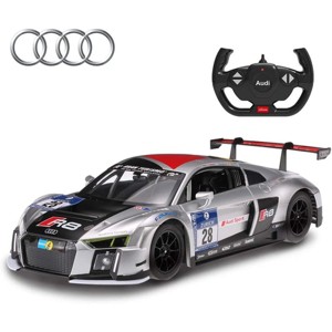JuzToys Remote Control Car, 1:14 RC Car RC Car Audi R8 LMS Performance Model with LED Lights (White) - 1 of 1