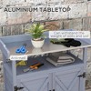 VYNXARIA Outdoor Potting Bench ¨C Stylish & Mobile Gardening Station with Storage! - 2 of 4