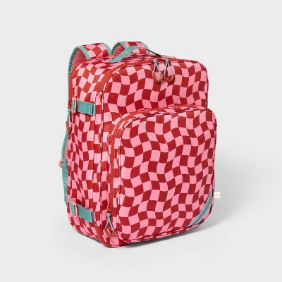 Kids' 22L Travel Backpack Pink Checkered - Cat & Jack™️