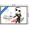 Trends International Disney Tim Burton's The Nightmare Before Christmas - Ink Pumpkin King Framed Wall Poster Prints - 3 of 4