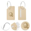 Unique Bargains Luggage Tag Khaki 1 Pc - 3 of 4