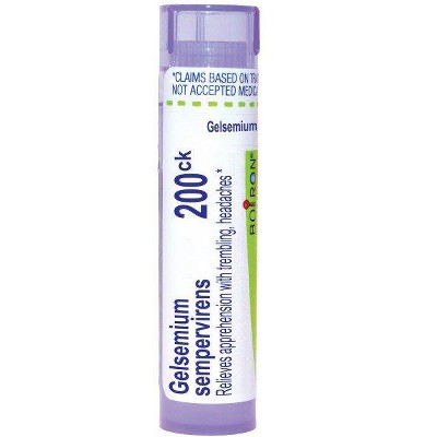 Gelsemium Sempervirens 200CK by Boiron Homeopathic Single Medicine For Stress & Sleep  -  80 Pellet