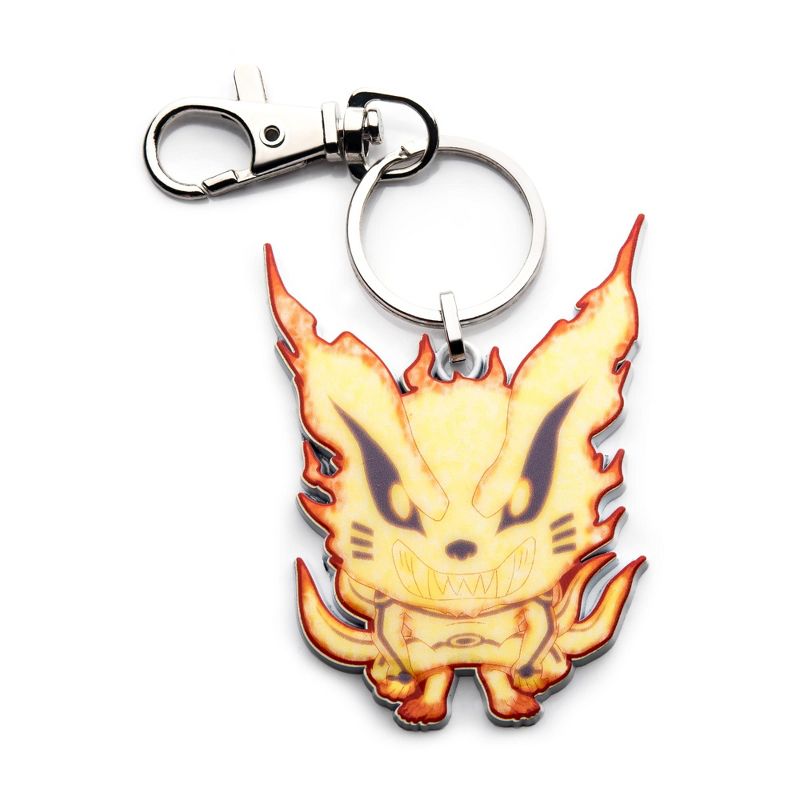 SalesOne LLC Naruto Shippuden Fire Cat Enamel Pendant Keychain, 1 of 4