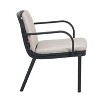 Christopher Knight Home Gudrun Outdoor Polypropylene Club Chair with Water-Resistant Cushion (Set of 2) - 4 of 4