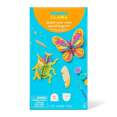 Summer Craft 3D Wood Bugs Painting Kit - Mondo Llama™