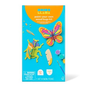 Summer Craft 3D Wood Bugs Painting Kit - Mondo Llama™ - 1 of 4
