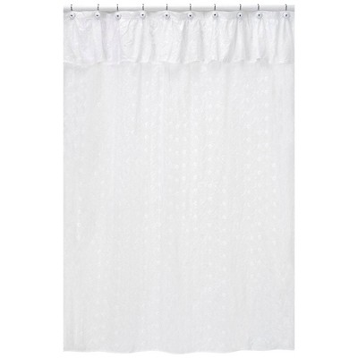 Eyelet Shower Curtain White - Sweet Jojo