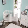 Everyday Kids 2 Pack 'n Play Sheets – 100% Jersey Cotton, Soft Fitted Portable Crib Sheets in Solid Navy Blue and Gray, 24"x38"x5 - 4 of 4