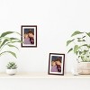 Americanflat Thin Picture Frame in Mahogany with Shatter Resistant Glass Horizontal and Vertical Formats for Wall and Tabletop - 5" x 7" - 4 of 4