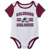 NHL Colorado Avalanche Infant Boys' 3pk Bodysuit - 3 of 4
