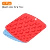 Unique Bargains Heat Resistant Non-Slip Flexible Durable Trivet Mat 4 Pcs - 3 of 4