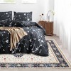 Vintage Rug for Living Room Soft Thin Rug Indoor Floral Print Distressed Rug Aesthetic Rug - 3 of 4
