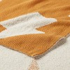 Knit Kids' Lightning Bolt Throw Blanket Yellow - Pillowfort™: Toddler Blanket, 48x58, OEKO-TEX Certified - 3 of 3