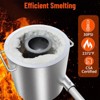 Propane Metal Melting Furnace Kit with Crucible & Tongs Stainless Steel Smelter for Melting Gold, Silver, and Aluminum - 4 of 4