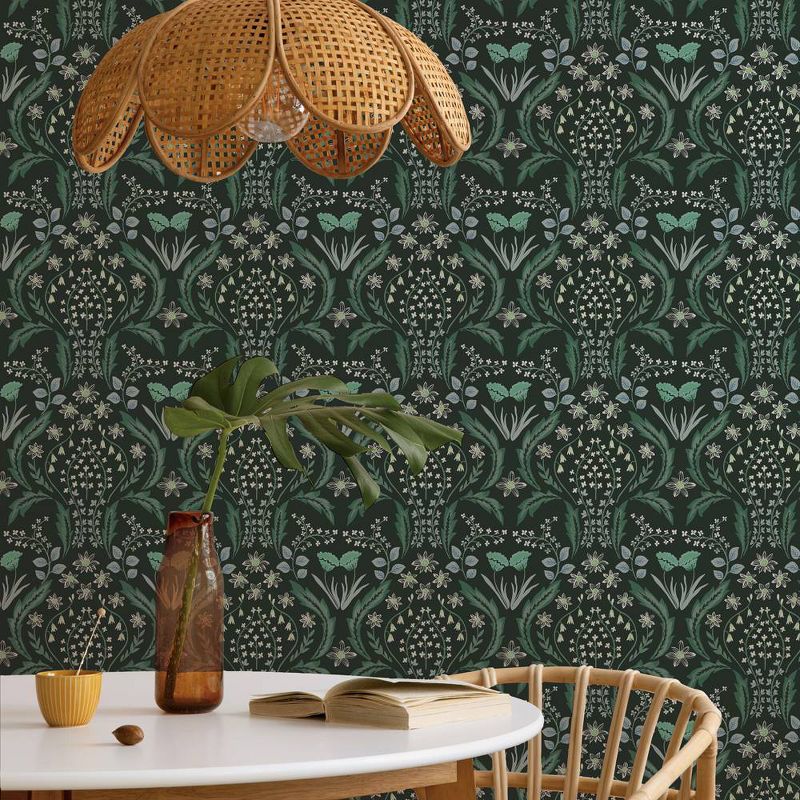 Tempaper &#38; Co. 56 sq ft Scandi Floral Peel and Stick Wallpaper English Garden, 3 of 10