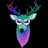 Men's Design By Humans Disco Stag By iamkeelin T-Shirt - 2 of 4