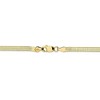 Black Bow Jewelry 3mm 10k Yellow Gold Solid Herringbone Chain Necklace - 4 of 4