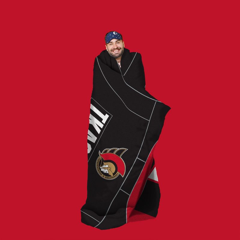 Sleep Squad Ottawa Senators Brady Tkachuk 60 x 80  Raschel Plush Blanket, 2 of 6