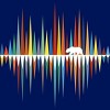 Junior's Design By Humans Colorful Mountain Bear Vibes - Music Sound Wave By NomAdartStudio T-Shirt - 2 of 3