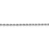 Black Bow Jewelry 3mm, 14k White Gold, Diamond Cut Solid Rope Chain Anklet or Bracelet - 2 of 4