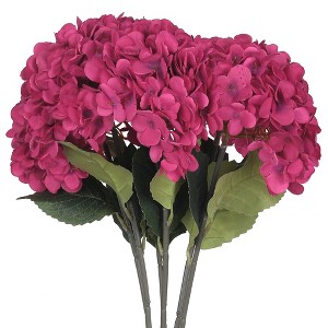 REGALWOVEN Silk Bouquet Artificial Hydrangea Flowers 22.8" 6 Pcs - 1 of 4