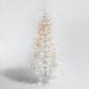 YOOCOZZ Christmas Decoration  Pre-lit Aspen Fir Artificial  Xmas Tree, Hinged Xmas Tree with Snow Flocked Branch Tips, Warm Yellow LED Lights - 2 of 4