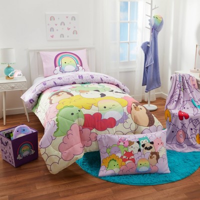 Squishmallows Kids&#39; Hooded Blanket Purple