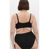 Women's Plus Size 3 Pack Cotton Full Brief - black | CITY CHIC - 2 of 4
