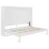 TIRAMISUBEST Queen Size Murphy Bed Wall Bed with LED Lights, Space Saving Foldable Murphy Cabinet Bed, Modern Murphy Bed Chest - 4 of 4