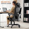COMHOMA Mesh Office Chair, Ergonomic High Back Executive Chair with Adjustable Lumbar Support, Wide Seat - 4 of 4