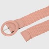 Anna-Kaci Sleek Woven Women's Belt with Plastic Buckle - 4 of 4