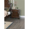 NicBex 17 inch Wide Nightstand with 3 Drawers,Modern Side Table with Metal Handles,Bedside Table for Bedroom,Living Room,Brown/Walnut - 3 of 4