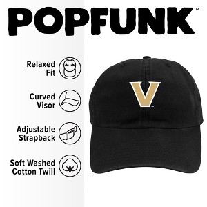 Vanderbilt University Team Logo Dad Cap Black - 1 of 4