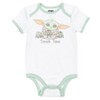 Star Wars The Child Baby Bodysuit Pants Bib and Hat 4 Piece Outfit Set Newborn to Infant - image 2 of 4