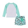 Andy & Evan  Kids  Dinosaur Graphic Raglan Rashguard and Boardshort Set - 3 of 4