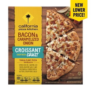 California Pizza Kitchen Bacon and Onion Frozen Thin Crust Pizza - 10.8oz - 1 of 4