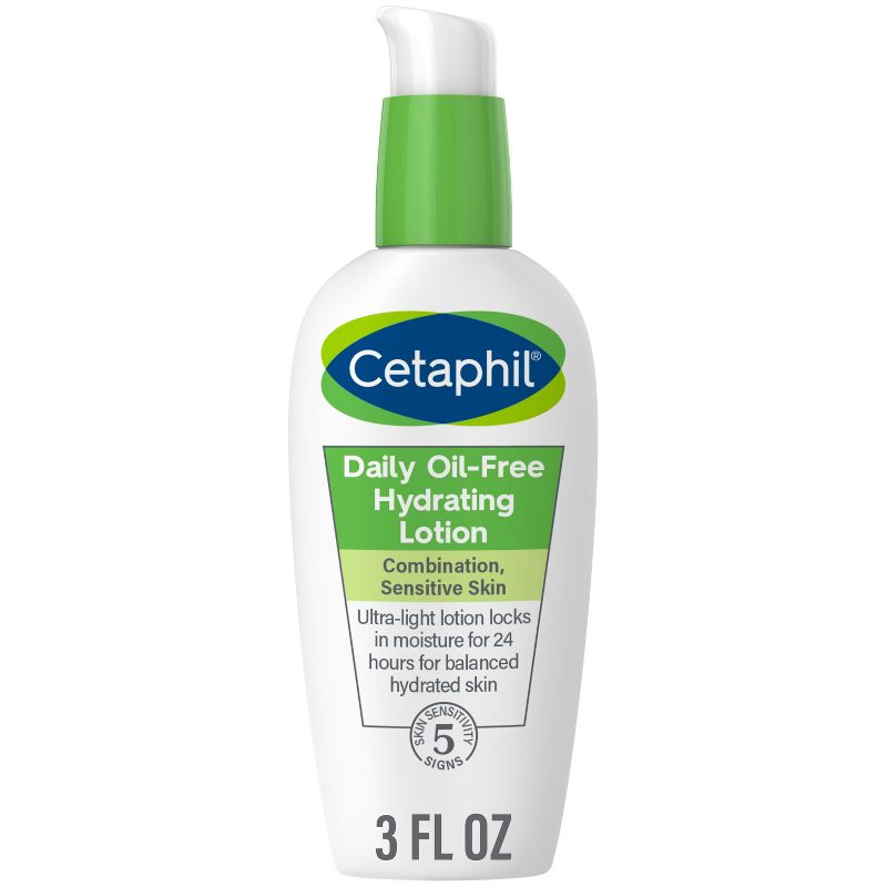 Cetaphil Oil-Free Hydrating Face Lotion with Hyaluronic Acid - 3 fl oz, 1 of 11