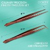 O'Creme Rose Gold Stainless Steel Precision Kitchen Culinary Fine-Tip Tweezer Tongs - Rose Gold - 2 of 2