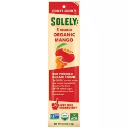 SOLELY Organic Mango Fruit Jerky - 0.8oz